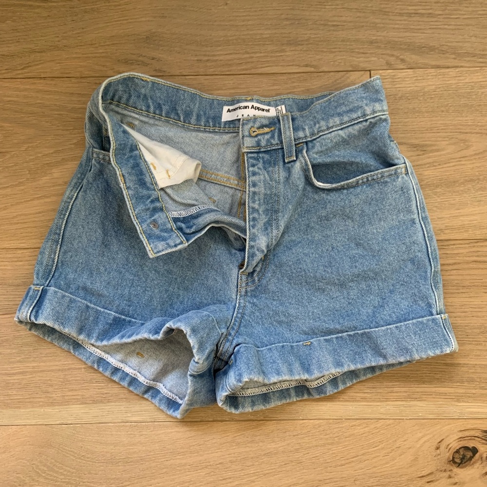American Apparel Denim Shorts